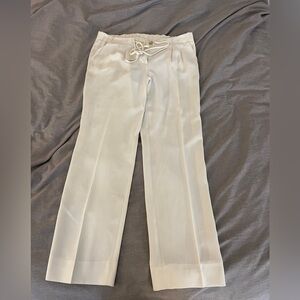 Armani Collezioni White Pants size 4